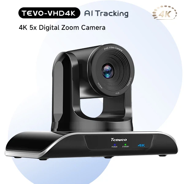 Nouvelle caméra vidéo couleur HD à zoom numérique 4K 5x