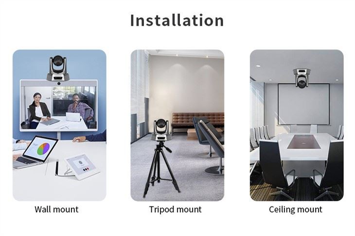 3X Zoom USB2.0 Business Video Calling Webcam