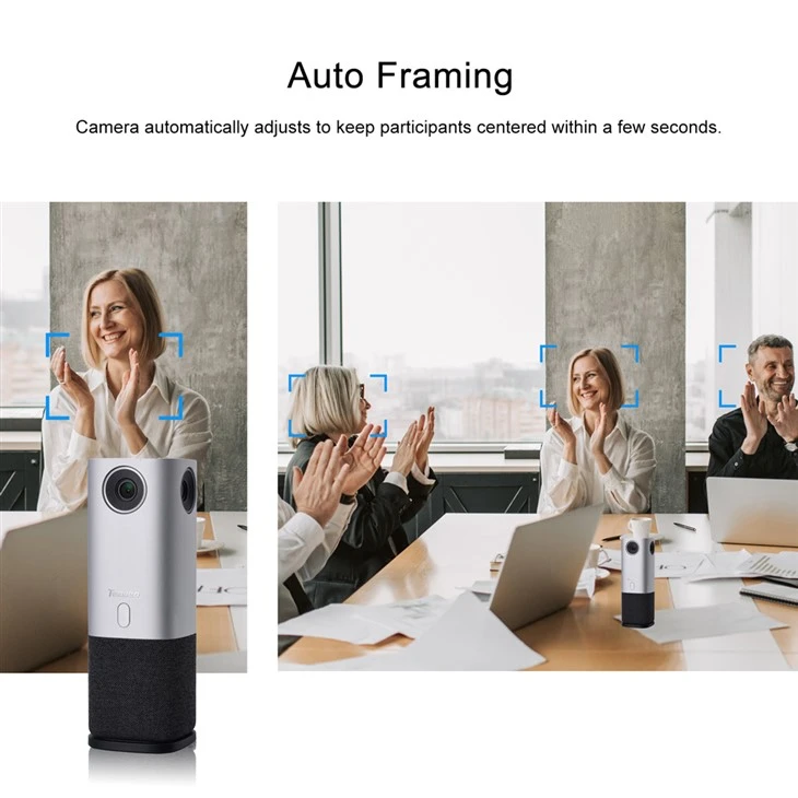 360 degrees Ultra HD 4K Panoramic Video Conference Camera All-in-One Camera